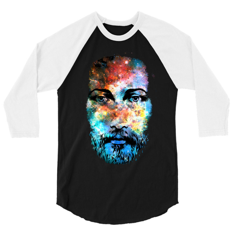 Jesus Christ Face Painting 3/4 Sleeve Shirt | Artistshot