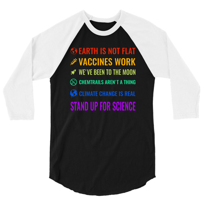 Stand Up For Science 3/4 Sleeve Shirt | Artistshot