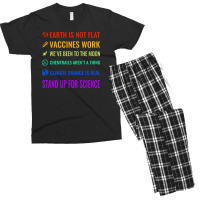 Stand Up For Science Men's T-shirt Pajama Set | Artistshot