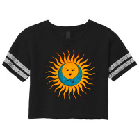 King Crimson Sun Scorecard Crop Tee | Artistshot