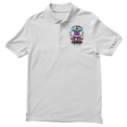 All Women Are Created Equal But Only The Best Are Born In February Men's Polo Shirt | Artistshot