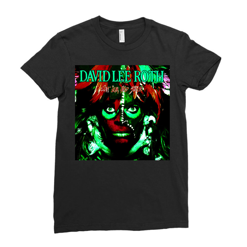 David Lee Roth Cover1 Ladies Fitted T-Shirt by rdach | Artistshot