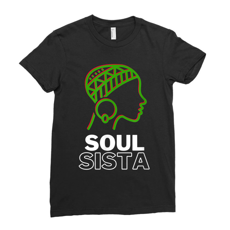 Classy Womens African Head Wrap Black Pride Soul Sista Ladies Fitted T-Shirt by Hoang95 | Artistshot