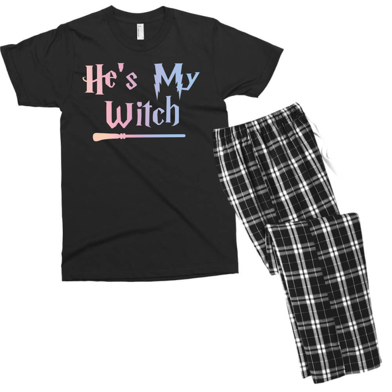 He Is My Witch Men's T-shirt Pajama Set | Artistshot