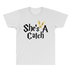 she is a catch for white All Over Men's T-shirt | Artistshot