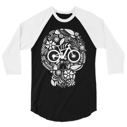 skull bike 3/4 Sleeve Shirt | Artistshot