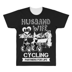 husband and wife cycling partners for life All Over Men's T-shirt | Artistshot