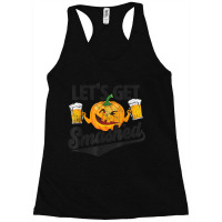 Lets Get Smashed Funny Pumpkin Beer Halloween T-shirt Racerback Tank | Artistshot