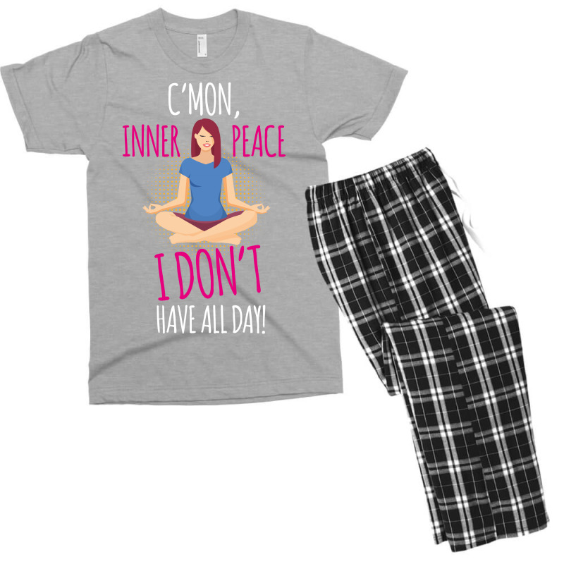 C'mon Inner Peace Men's T-shirt Pajama Set | Artistshot