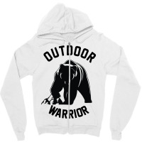 Outdoor Warrior Zipper Hoodie | Artistshot