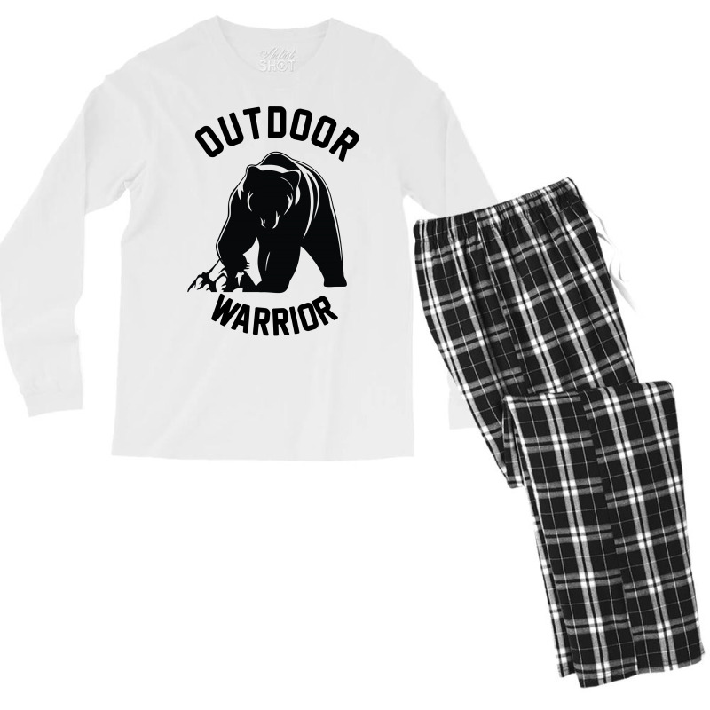 Outdoor Warrior Men's Long Sleeve Pajama Set | Artistshot