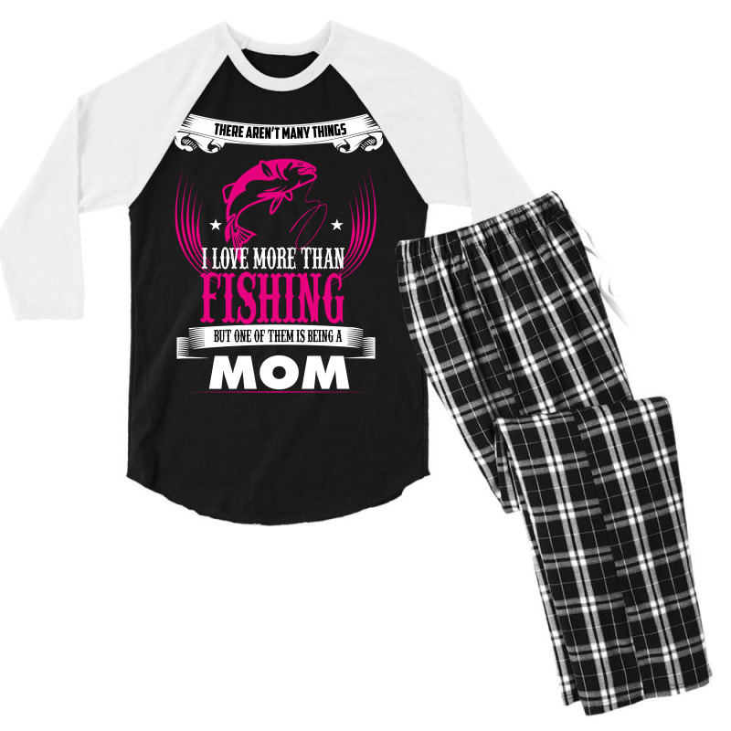 Fishing Mom Men's 3/4 Sleeve Pajama Set | Artistshot