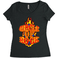 The Circle Of Rock New Women's Triblend Scoop T-shirt | Artistshot