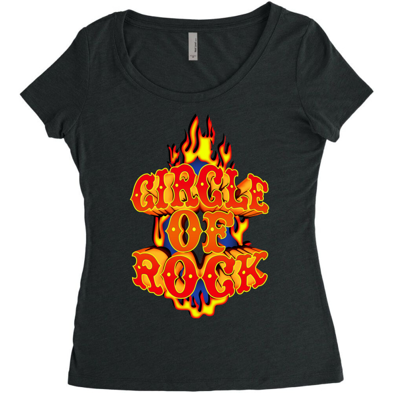 The Circle Of Rock New Women's Triblend Scoop T-shirt by Artcraft99 | Artistshot