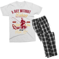 Fishing Addict Men's T-shirt Pajama Set | Artistshot