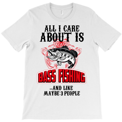 Custom Bass Fishing T-shirt By Costom - Artistshot