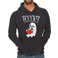 Boooks Ghost Librarian Reading Book Funny Halloween Costume Vintage Hoodie | Artistshot