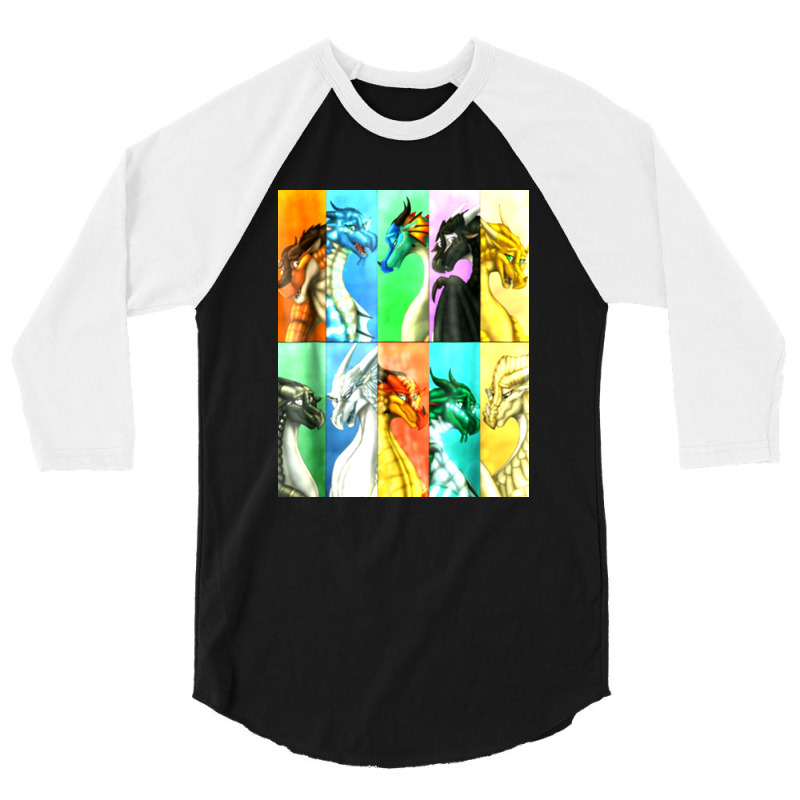 Wings Of Fire All Dragon 3/4 Sleeve Shirt | Artistshot