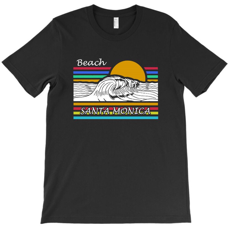 Beach Santa Monica T-shirt | Artistshot