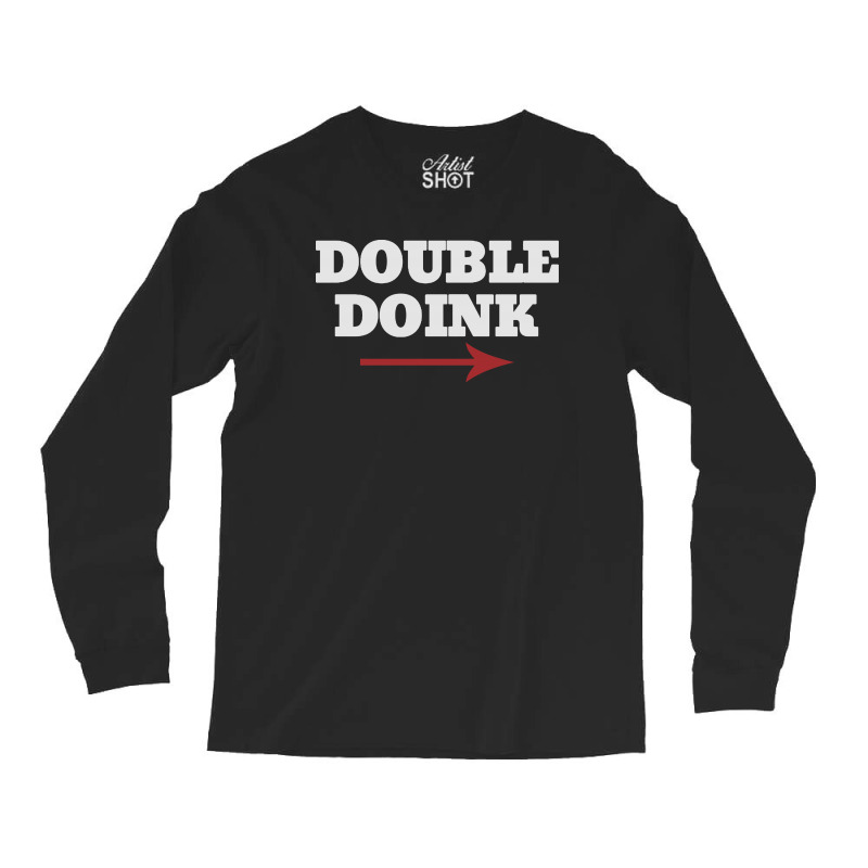 Double Doink White Long Sleeve Shirts | Artistshot