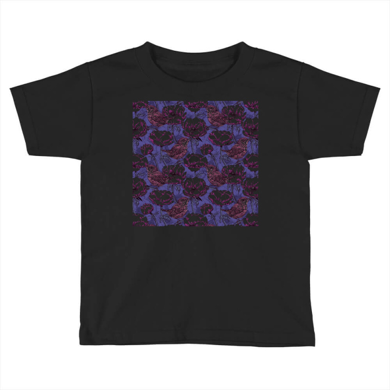 Flower T  Shirt Wrens In The Anemone Garden T  Shirt Toddler T-shirt by unwieldystatement | Artistshot