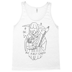 ok, but first coffee (for light) Tank Top | Artistshot
