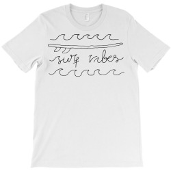 surf vibes typo (for light) T-Shirt | Artistshot