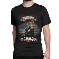 The Only Thing I Love More Than Being A Veteran Grandpa Tee 33 Classic T-shirt | Artistshot