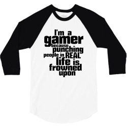 i 'am a gamer 3/4 Sleeve Shirt | Artistshot