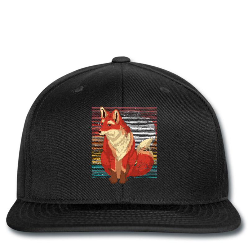 Fox T  Shirt Retro Fox Lover Nature Wildlife Forest Animal Fox T  Shir Printed hat by unwieldystatement | Artistshot