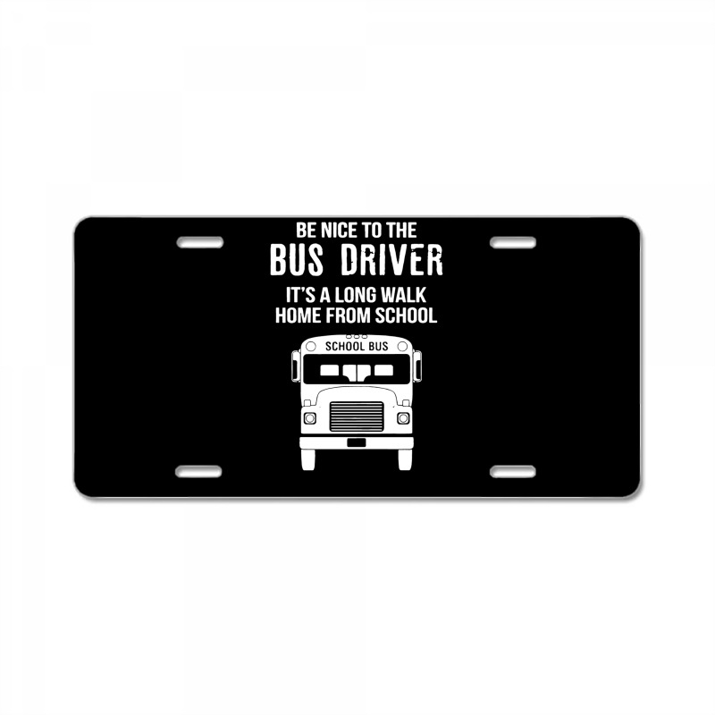 Custom School Bus Metal Wall Art Personalized Bus Driver Name