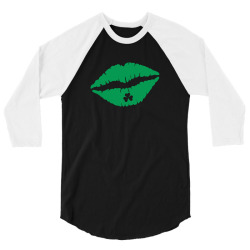 st patrick day lip 3/4 Sleeve Shirt | Artistshot