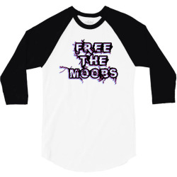 free the moobs for light 3/4 Sleeve Shirt | Artistshot