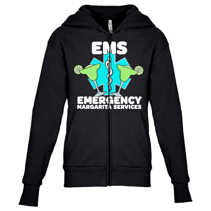 Ems Gift T  Shirt E M S E M T Paramedic Cinco De Mayo Emergency Margar Youth Zipper Hoodie | Artistshot