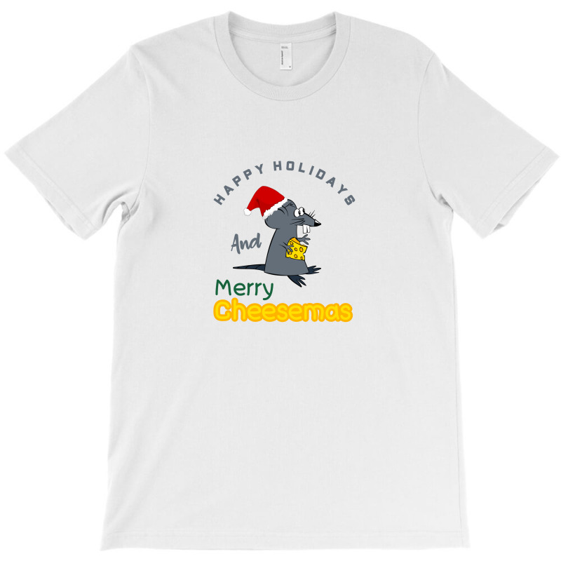 Happy Holidays And Merry Cheesemas T-shirt | Artistshot