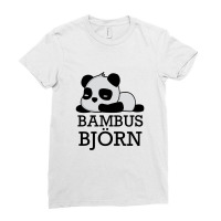 Bambusbjörn Iceland Panda Bear Panda Cute Gift Idea T Shirt Ladies Fitted T-shirt | Artistshot