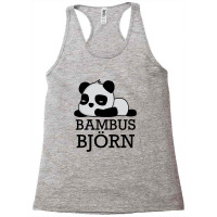 Bambusbjörn Iceland Panda Bear Panda Cute Gift Idea T Shirt Racerback Tank | Artistshot