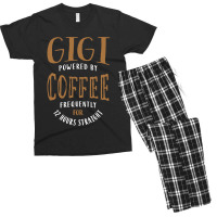 Gigi Powered By Coffee Men's T-shirt Pajama Set | Artistshot