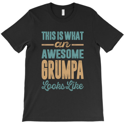 Custom Grumpa T-shirt By Chris Ceconello - Artistshot