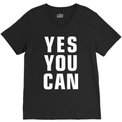 yes you can V-Neck Tee | Artistshot