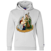 Birth Of Jesus Holy Family Champion Hoodie | Artistshot