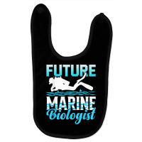 Future Marine Biologist Ocean Life Biology Student T Shirt Baby Bibs | Artistshot