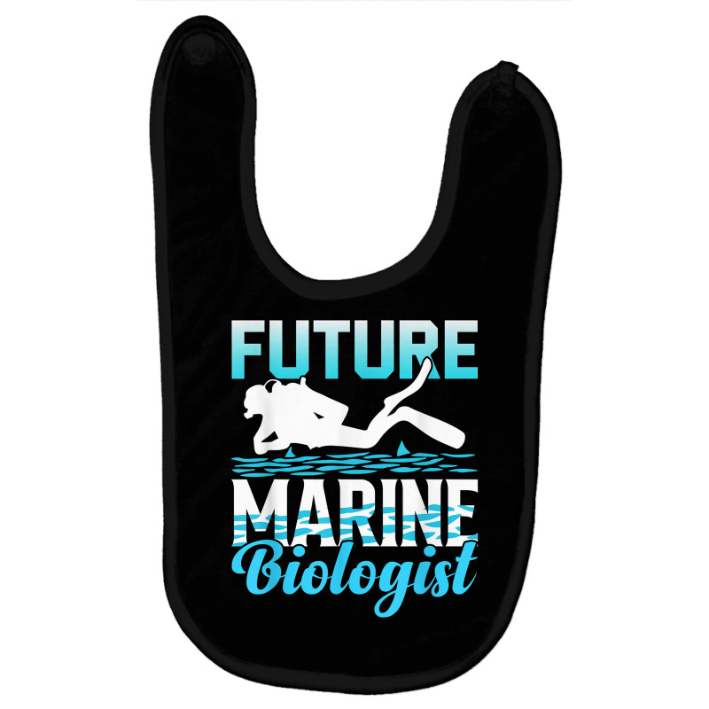 Future Marine Biologist Ocean Life Biology Student T Shirt Baby Bibs | Artistshot