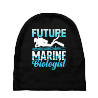 Future Marine Biologist Ocean Life Biology Student T Shirt Baby Beanies | Artistshot