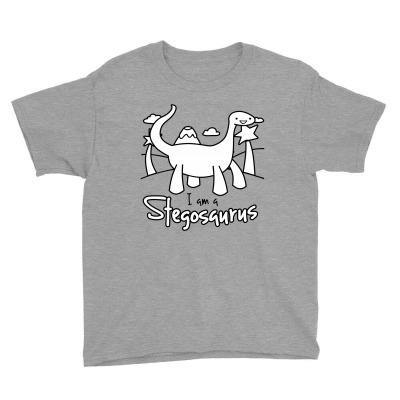 I Am A Stegosaurus Youth Tee Designed By Silicaexil