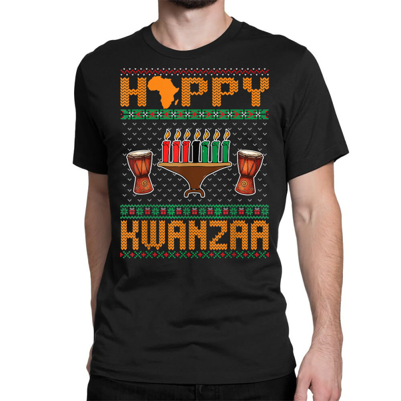 Happy Kwanzaa Seven Candles Principles African American T Shirt Classic T-shirt by efronpngoick3 | Artistshot