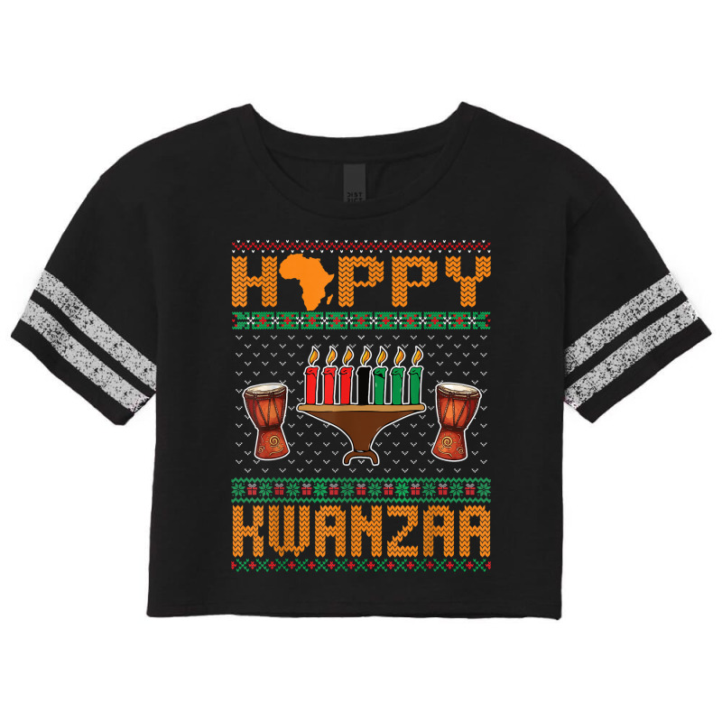 Happy Kwanzaa Seven Candles Principles African American T Shirt Scorecard Crop Tee by efronpngoick3 | Artistshot