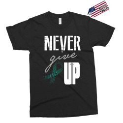 never give up Exclusive T-shirt | Artistshot