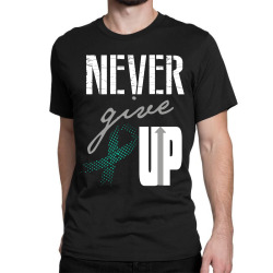 never give up Classic T-shirt | Artistshot