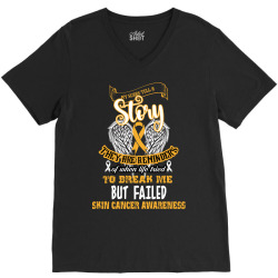 my scars tell a story they are reminders V-Neck Tee | Artistshot